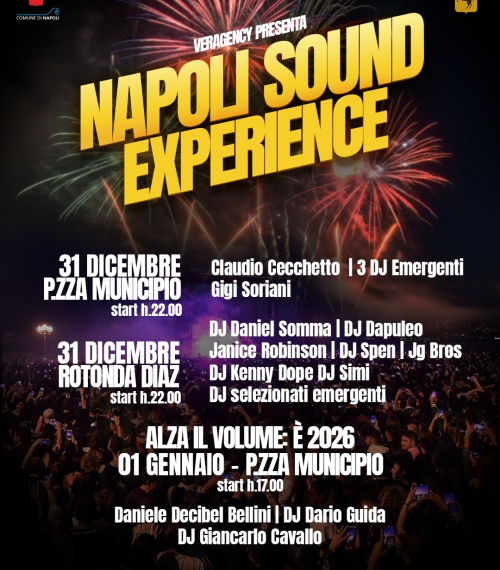 Notizie dal eventi: CAPODANNO - Napoli Sound Experience